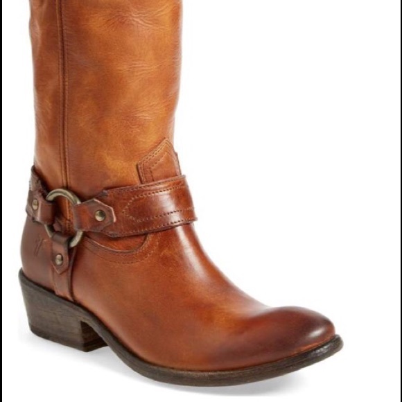 Frye carson harness western mid calf riding boot size 9.5 EUC - Picture 7 of 8